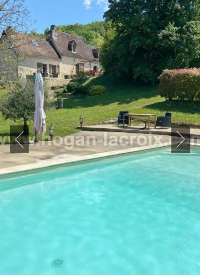 Vila Domaine Du Bonheur En Pierre Avec Piscine, Proche Sarlat Carlux Exteriér fotografie