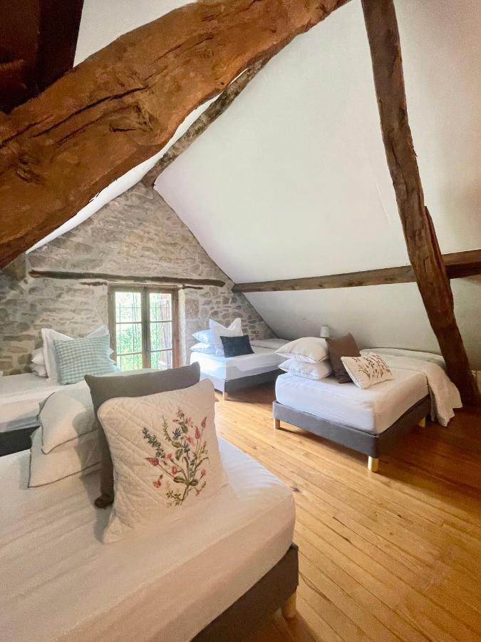 Vila Domaine Du Bonheur En Pierre Avec Piscine, Proche Sarlat Carlux Exteriér fotografie