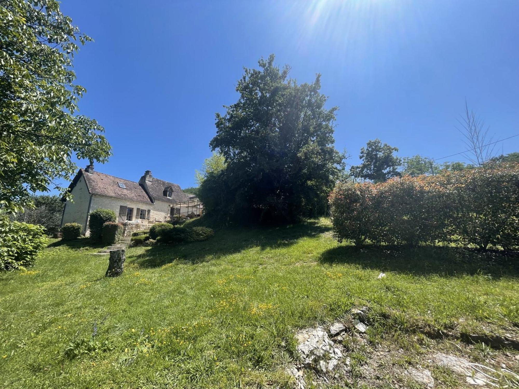 Vila Domaine Du Bonheur En Pierre Avec Piscine, Proche Sarlat Carlux Exteriér fotografie